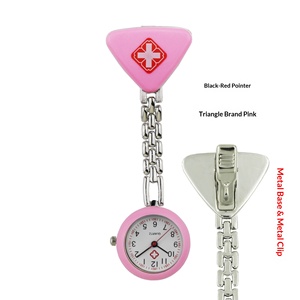 ساعة جيب مستديرة لطيفة للممرضات والأطباء في المستشفيات، حركة كوارتز، حزام معدني 26 مم، ساعة جيب معلقة - Product Image 3