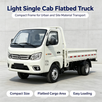 Truk Kargo Mini Mesin Diesel Truk Mini Dump Hidrolik Truk Kargo Kabin Ganda Pengangkut Barang Pedesaan