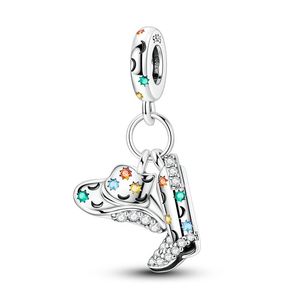 Accessoires et bijoux pour enfants, style familial Pan, en argent, avec perles de zircon et personnages de dessins animés, pour la création de bracelets DIY - Product Image 6