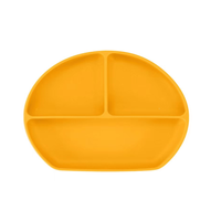 7 pièces bébé Silicone vaisselle alimentation ensemble avec bavoirs ventouse Silicone enfants plat divisé assiette étanche enfants cuillère fourchette