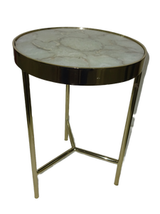 New Design <b>Round</b> Metal <b>Side</b> <b>Table</b> with Marble Top Coffee <b>Table</b> Tea Coffee Living Room <b>Table</b> Western Metal Wood Box - Product Image 2