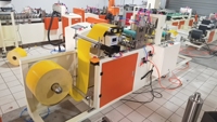 Lem sisi ganda kuning tertutup gulungan lengket perangkap serangga menangkap pita terbang bergulir untuk mesin kutu daun