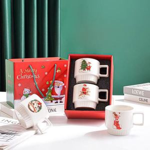 Custom 3D Santa Claus Ceramic Personalized Water Coffee <b>Cup</b> Promotional Gift Sets for Christmas Thanksgiving & New Year - Product Image 3