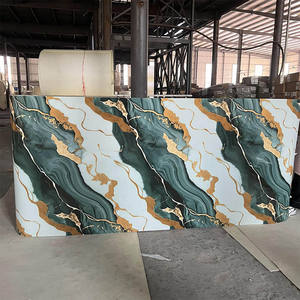 สติกเกอร์ติดผนังลายหินอ่อนเงาสูงสติกเกอร์ติดผนังทำจากโฟมแบบลอกออกได้วอลเปเปอร์ม้วนสำหรับติดผนัง - Product Image 1