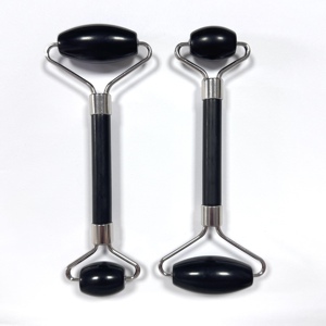 Cheapest Factory Sale Black Xiuyan <b>jade</b> Face Massage <b>Roller</b> - Product Image 6