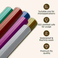 Diylobby Rouleau de vinyle PU de haute qualité pour vêtements, PVC, souple et flexible, HTV, transfert thermique, impression de feuilles