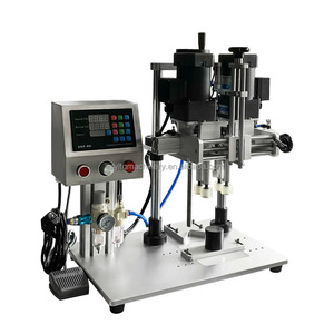 Small Four Wheel Upgrade Screw Capping <strong>Machine</strong> Pneumatic Bottle Locking <strong>Machine</strong> Duck Mouth Bottle Rolling <strong>Machine</strong> - Product Image 5