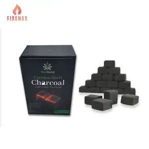 FireMax Easy Carry High Heat Value Portable Useful coconut shell charcoal shisha coal charcoal