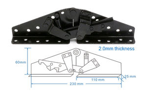 Mecanismo de Sofá Cama, Mecanismo de <span class=keywords><strong>Cuatro</strong></span> <span class=keywords><strong>Pasos</strong></span>, Sofá Convertible en Cama, Bisagra Plegable para Sofá Cama - Product Image 4