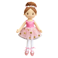 Offre Spéciale – Ensemble de Mini Poupées Princesse Fée Populaires pour Bébés Filles – Poupée Ballerine en Peluche Douce Personnalisable 100% PP