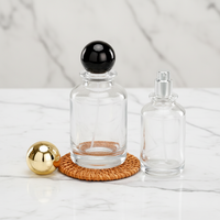 Vente en gros de 100 flacons de parfum en verre de 30 ml, 50 ml et 100 ml. Flacons vides rechargeables uniques avec compte-gouttes, scellés et recyclables