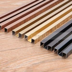 LL313 Customized Stainless Steel Fluted Panel Special Shape Modern Protection Metal <b>Corner</b> Strip Villa Hospital Hotel Waterproof - Product Image 1