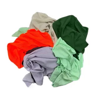Recycelte industrielle Wischreinigung-Reinigungsreifen Terry-Bekleidungsreifen 100 % Baumwollreifen Textilabfall neue Kleidung
