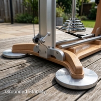 Appareil de Pilates Fittech pour Reformer, idéal pour les centres de fitness et les studios, avec soulagement de la sciatique et amélioration de la forme physique