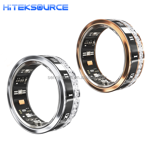 Smart AI Rings with Sparkling Diamond Wearable Technology Health Care Ring Smart Daring