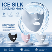 Masque facial rafraîchissant en soie glacée Meiyang, en nylon, respirant, protection UV, pour le cyclisme, la course à pied, les sports de plein air, OEM ODM, logo personnalisé