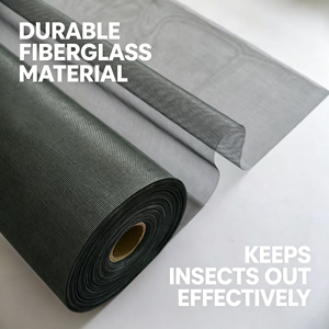 <span class=keywords><strong>Moustiquaire</strong></span> en fibre de verre lisse et anti-insectes pour cadre en aluminium, idéale pour les projets de fenêtres et portes horizontales ou verticales - Product Image 1