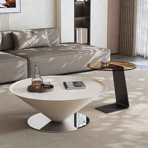 Table basse moderne italienne minimaliste en acier en forme de <span class=keywords><strong>soucoupe</strong></span> volante pour petits salons – Mobilier de maison haut de gamme - Product Image 1