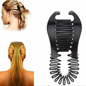Pinces à cheveux en plastique bon marché en gros emboîtement élastique avec longue queue de cheval extensible pince <span class=keywords><strong>banane</strong></span> accessoires de cheveux pour les femmes - Product Image 2