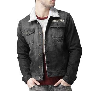 Vestes en denim formelles à la mode pour hommes Logo avant enduit Vêtements d'extérieur de printemps pour des looks élégants et à la mode - Product Image 1