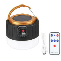 PC recargable portátil/lámpara solar de cuerpo de plástico para actividades al aire libre-para acampar barbacoa emergencia colgante tienda bombilla característica