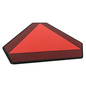 مجموعة مثلثات الطريق عاكس السلامة المرورية مثلث علامات السلامة المرورية علامات التحذير المرورية - Product Image 2