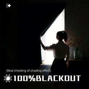 Echo Echo Zanyuxuan - Toldo <span class=keywords><strong>de</strong></span> Poliéster Moderno y Sencillo con Protección Solar, Instalación sin Perforaciones, Adhesivo Mágico, 100% Sombreado Completo, Envío Internacional Inmediato - Product Image 3