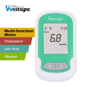 En Çok Satan 3'ü 1 Arada Kan Sağlığı Ölçer - Hepsi Bir Arada Glikoz, Ürik Asit ve Kolesterol Analizörü, Kullanıcı Dostu Evde <span class=keywords><strong>Test</strong></span> Yapma Aracı - Product Image 1