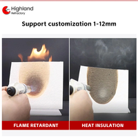 Usine personnalisée 1350°C couverture en fibre céramique de bonne stabilité thermique pour fours à haute température