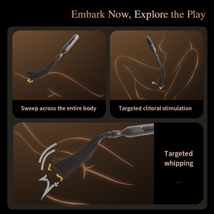 Frusta Elettrica BDSM Flogger a 5 Livelli di Stimolazione con Fulmine Visivo Strumento SM per Coppie Bondage Gioco di Ruolo Sex Toy Estim - Product Image 4