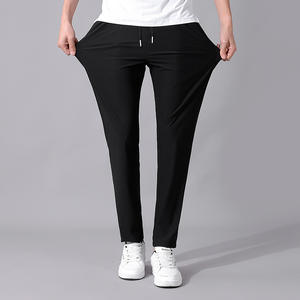 Venta caliente Ice Silk Casual Men's Summer Straight TRAJE PANTALONES Pantalones casuales Soporte para personalizar - Product Image 3