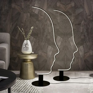 Lampadaire artistique Lijia à commande tactile LED, lumière d'ambiance pour la maison, salon, chambre à coucher - Product Image 2
