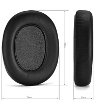 Bantalan Telinga untuk AKG K361 K361BT K371 K371BT Spons Earphone Pengganti Bantalan Telinga Kualitas Tinggi