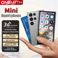 2025 taille compacte mince 4 pouces 3G Android 10.0 Quad Core Dual Sim plein écran S25 Smart Phone prend en charge le français et l'allemand