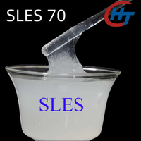 SLES70 Dodecyl Sulfate, matière première pour liquide vaisselle, CAS 68585-34-2