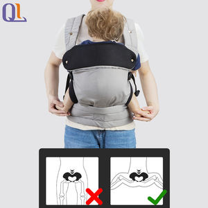Conjunto de portabebés recién nacido de alta calidad, <span class=keywords><strong>mochila</strong></span> <span class=keywords><strong>canguro</strong></span> infantil con asiento de cadera frontal, marco de plástico, cuidado de la Honda del bebé - Product Image 6