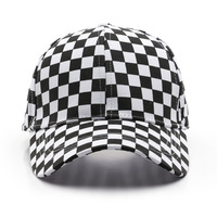 Gorras de Béisbol Personalizadas Ajustables, 100% Algodón Suave, Diseño Clásico de 6 Paneles, Bordado, Estampado a Cuadros, para Uso Casual al Aire Libre
