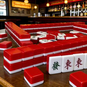 กระดานไพ่นกกระจอกอะคริลิคแบบสลักลาย สไตล์อเมริกัน คุณภาพพรีเมียม สำหรับใช้ในบ้านและงานปาร์ตี้  ลดราคาพิเศษ - Product Image 4