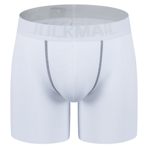 Sous-vêtements pour hommes JOCKMAIL, effet lifting des fesses, avec coussinets amovibles, boxer taille basse, caleçons longs de sport respirants - Product Image 2