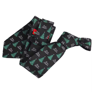 <strong>Red</strong> and Black Xmas Tree Neck <strong>Ties</strong> for Men Luxury 7.5cm Width Polyester <strong>Tie</strong> Christmas Gifts <strong>Ties</strong> for Mens for Party - Product Image 3