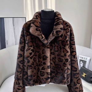 <span class=keywords><strong>Abrigo</strong></span> <span class=keywords><strong>de</strong></span> <span class=keywords><strong>Piel</strong></span> Sintética <span class=keywords><strong>para</strong></span> Mujer, Nuevo Modelo 2026, Estampado <span class=keywords><strong>de</strong></span> Leopardo, Corto, <span class=keywords><strong>Cuello</strong></span> Alto, Estilo Visón, <span class=keywords><strong>para</strong></span> Invierno - Product Image 4