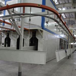 Peralatan melukis robot otomatis untuk bagian serbuk besi besar garis pelapis semprotan Oven Curing bilik sistem untuk serbuk logam - Product Image 4