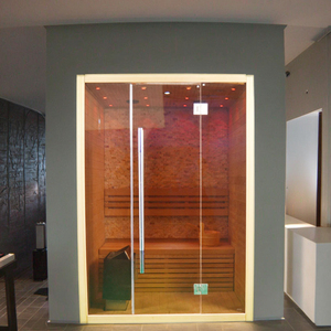 Mini <span class=keywords><strong>Sauna</strong></span> Interior Tradicional para 2 Personas con Control <span class=keywords><strong>WIFI</strong></span>, Cuartos de Spa, Calentamiento Rápido y Bajo Consumo de Energía - Product Image 1
