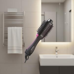 Brosse à cheveux électrique avec fonction séchante pour le coiffage et le séchage à l'air chaud - Product Image 3
