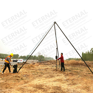 土壌DCPハンマーガソリンモーター式ダイナミックコーン浸透計、三脚スタンド付き - Product Image 5