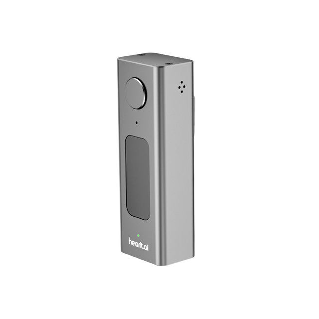 Mini Smart AI Voice Recorder AI Healthcare LLM Text Conversion Aluminum Alloy Design Real-Time Language Translator 52+ Languages