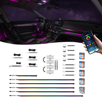 Luz Ambiental para Auto K4plus Car Symphony, Iluminación Multifuncional Fácil de Instalar, Control por Aplicación, Interruptor y Voz