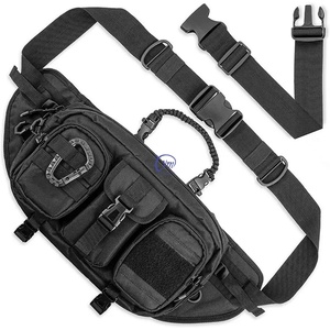 高品质轻质多功能配件斜挎包运动实用战术EDC包男士腰包 - Product Image 5