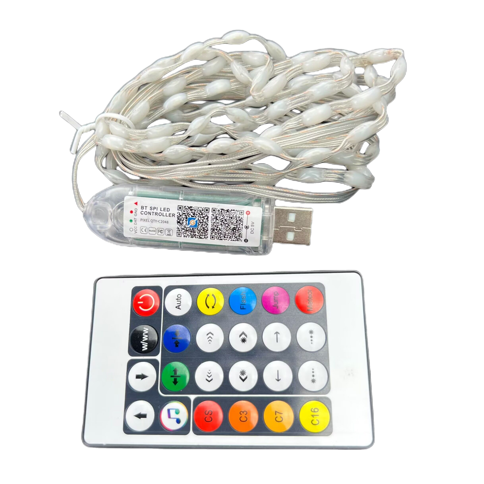 Waterproof IP65 LED Christmas Tree Decorations Light 10m Warm White (3500K) for Indoor/Outdoor/Garden Use