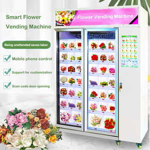 Trung Quốc nguồn các nhà sản xuất nhiệt độ phòng lạnh 21.5 HD LCD màn hình cảm ứng hoa Máy bán hàng tự động - Product Image 2